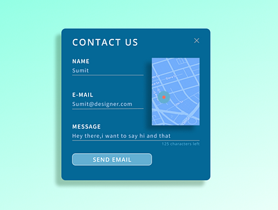 Contact Us 028 challenge dailyui design ui