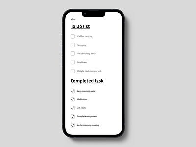 ToDo List 042 challenge dailyui design
