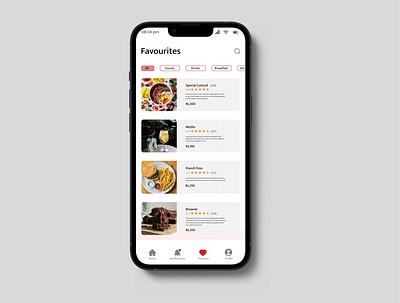 Favorites challenge dailyui design ui