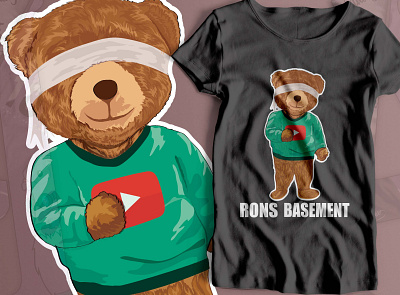 Teddy Bear bear branding design fiverr graphic design illustration illustrations logo t shirt designer teddy