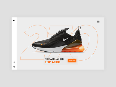 Nike Air Max 270 | Product page concept