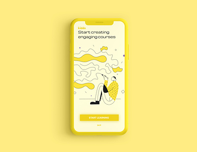 Kiddo | Onboarding app clean concept design illustration minimal mobile typography ui ux