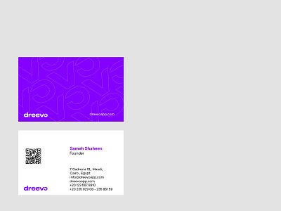 Dreevo | Business cards brand brand identity branding business card businesscard cairo clean design egypt flat icon illustration minimal ship vector visual design web
