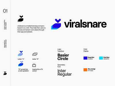 Viral Snare | Final logo app brand brand identity branding branding design clean design illustration illustrator logo minimal photoshop typography vector website