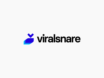 Viralsnare | Final Logo app brand brand identity branding clean design gradient gradient logo illustration logo logo design logo design branding minimal typography vector vector art web website