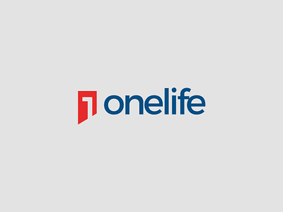 Onelife Logo Concept brand branding clean concept design flat illustration logo minimal typography