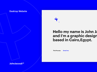 Personal Website - Desktop Version brand branding branding design clean concept design desktop desktop app flat identity illustration illustrator lettering logo minimal typography ui ux web website