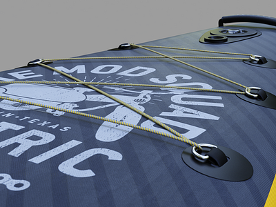 the Paddle Board 3d branding design illustration keyshot typography visualisation
