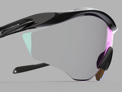 the Oakley model 3d branding illustration keyshot visualisation