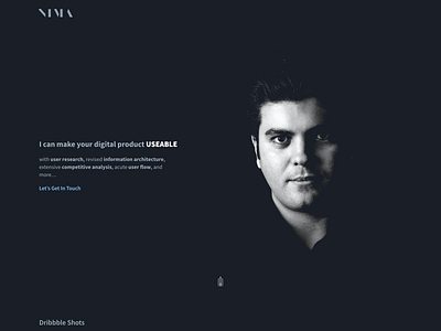 Personal Website concept design design minimal minimalism portfolio simplicity ui ux