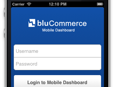 Mobile Dashboard ecommerce mobile webapp