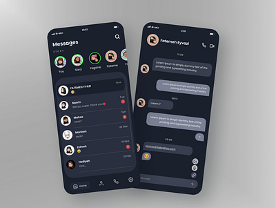 Chat Page Design app app design application application design chat chat page chat page design chat page ui chat page uiux design illustration ui uidesign uiux uiux design ux