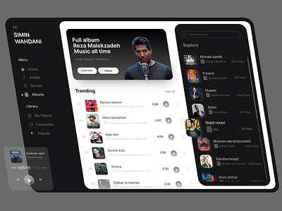 Web Page Download Music app design application application design branding design illustration logo music ui music ui design music uiux music website music website ui ui uidesign uiux uiux design ux web page design website design website music