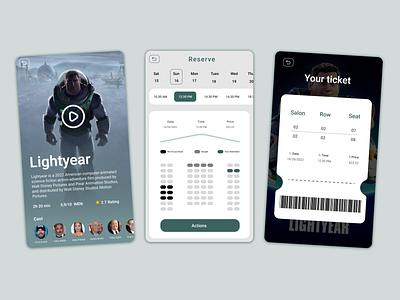 Online reservation of cinema tickets animation ui animation ui app app design app ui design application design appui cinema cinema ui cinema ui design cinemaui ticket ticket ui ticket ui design ui uiux ux