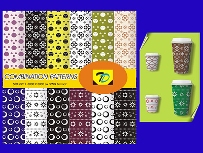 mockup patterns branding design graphic design illustration vector