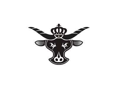 the bull king design graphic design icon logo vector