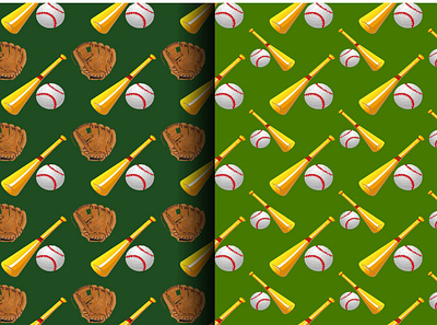 BASEBALL SET design graphic design illustration vector