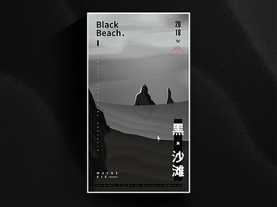 black beach