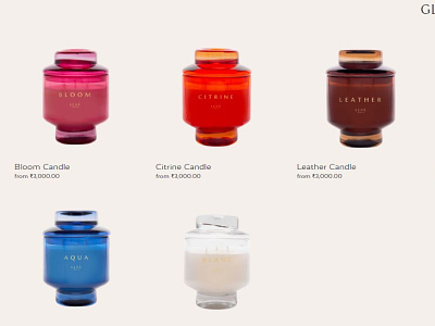 Buy Luxury Candles in Glass Container Online candles design fragrance scented