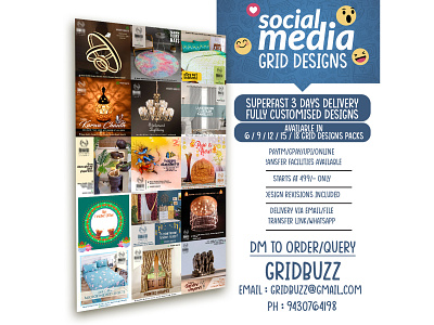 Fully Customized designs for social media