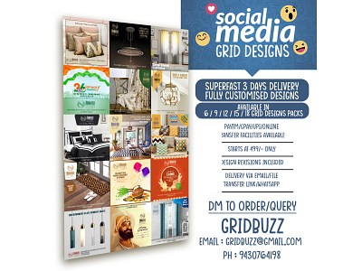 Social Media Designs customized for your Industry