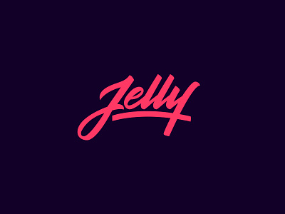 Jelly Signature dribbble firstshot jellybrush logotype new signature