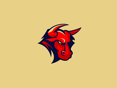 Bull mascot logo branding bull e sports esports logo logotype mascotlogo