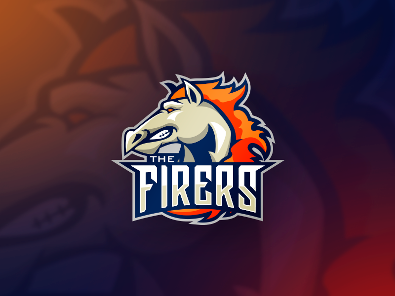 TheFirers Mascot Logo by JellyBrush on Dribbble