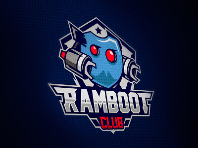 Ramboot Club - Mascot logo design e sports esports logo logotype mascotlogo