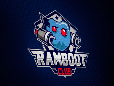 Ramboot Club - Mascot logo design