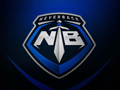 NeverBack Sport logotype abstract concept design designer diseño graphic illustrator jelly jellybrush logo logotype vector