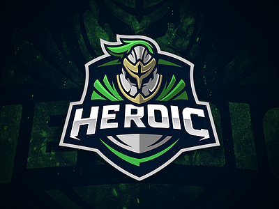 Heroic GG - Mascot logo