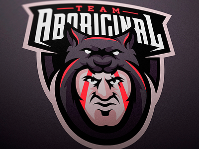 Team Aboriginal - Mascot logo