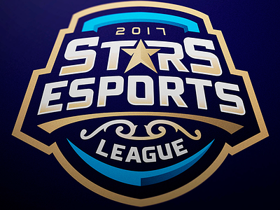Stars Esports League - Mascot logo esports league logo mascot stars