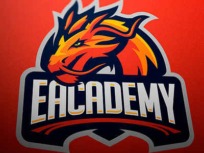 Ecademy Mascot Logo