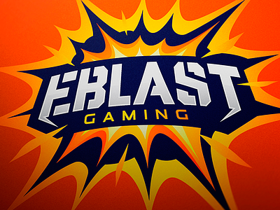 Eblast Gaming Logo Design branding esports logo logotype mascot logo sports logo
