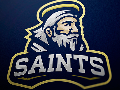 Saint mascot logo