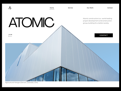 Atomic construction / UI/UX design web