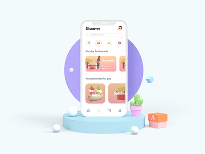 Delivery App UI design