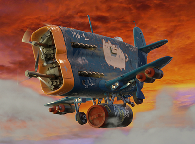 the cat 's plane 3d 3d picture blender game design gamedev plane texture