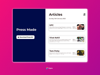 Press Page Designs | Themes | Templates