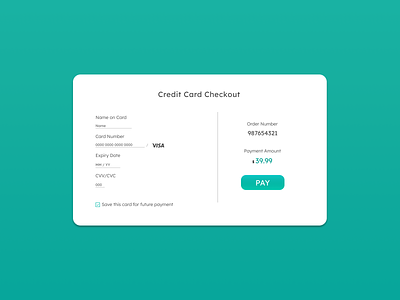 Credit Card Checkout challenge checkout credit card checkout dailyui dailyuiday2 desktop e commerce form minimalist pay shop ui ux web web design