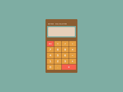 Retro Calculator