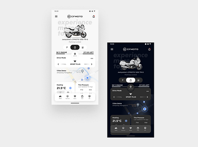 CFMOTO APP ui