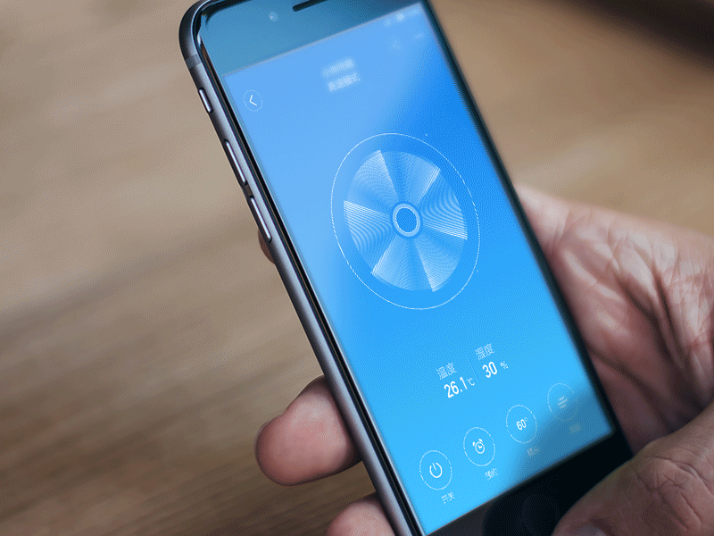 Smart Device App Design circle device smart