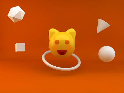 3d cat emoji 3d cat emoji