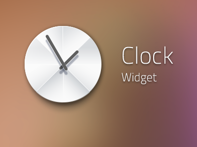 clock widget