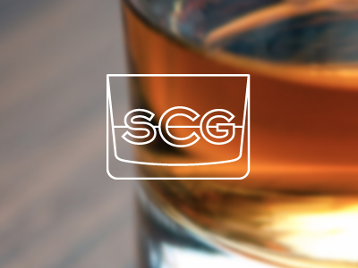 SCG on the Rocks alcohol client liquor logo whiskey