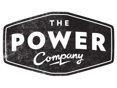 The Power Company industrial logo vintage