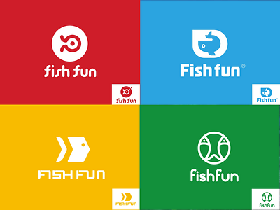 Logo02 Fish Animation animal animation app brand branding design fish gif icon logo sea ui